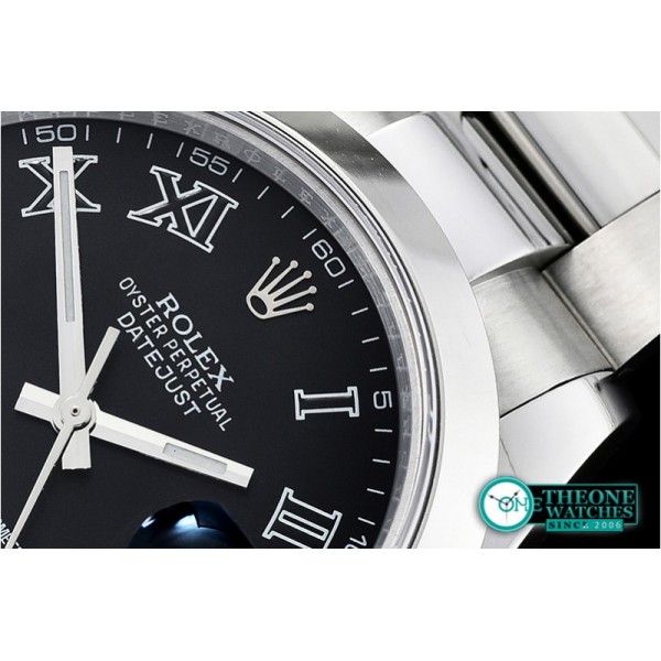 Rolex - DJ2 41mm Oyt Smt SS/SS Blk Roman BP Asia 2813