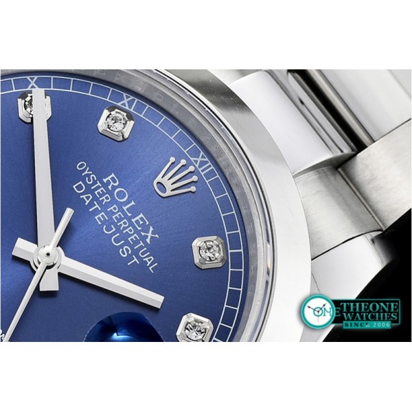 Rolex - DJ2 41mm Oyt Smt SS/SS Blue Diam BP Asia 2813