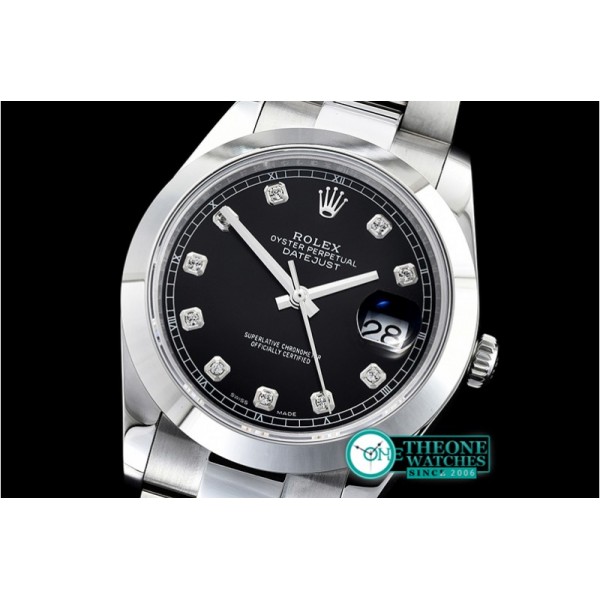 Rolex - DJ2 41mm Oyt Smt SS/SS Black Diam BP Asia 2813