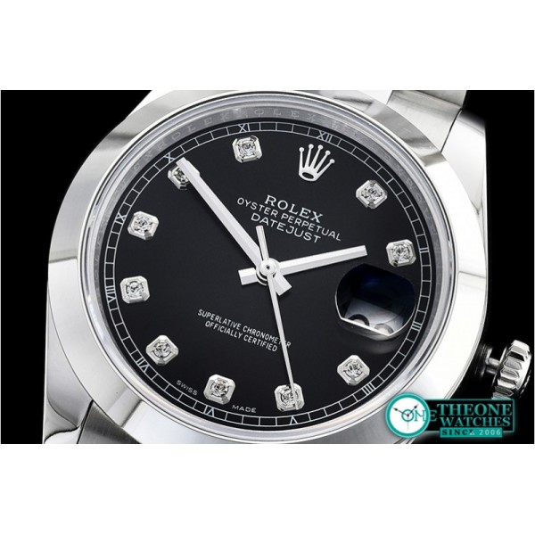 Rolex - DJ2 41mm Oyt Smt SS/SS Black Diam BP Asia 2813