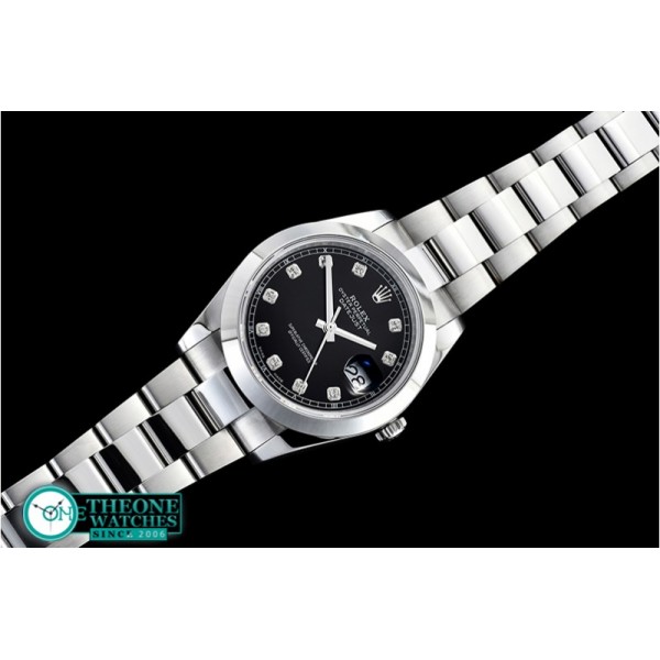 Rolex - DJ2 41mm Oyt Smt SS/SS Black Diam BP Asia 2813