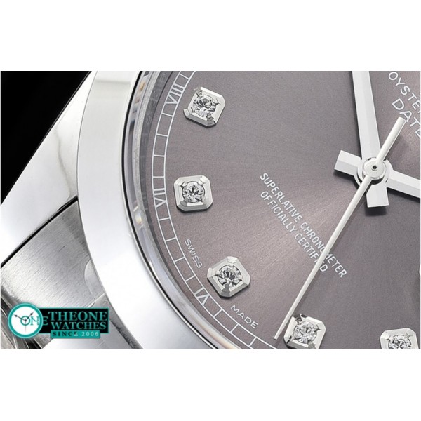 Rolex - DJ2 41mm Oyt Smt SS/SS Grey Diam BP Asia 2813