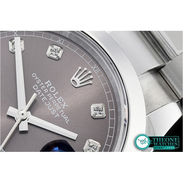 Rolex - DJ2 41mm Oyt Smt SS/SS Grey Diam BP Asia 2813