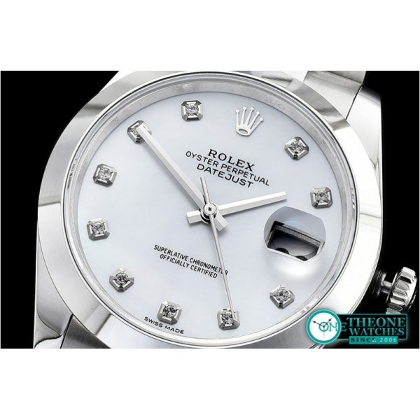 Rolex - DJ2 41mm Oyt Smt SS/SS Wht MOP Diam BP Asia 2813