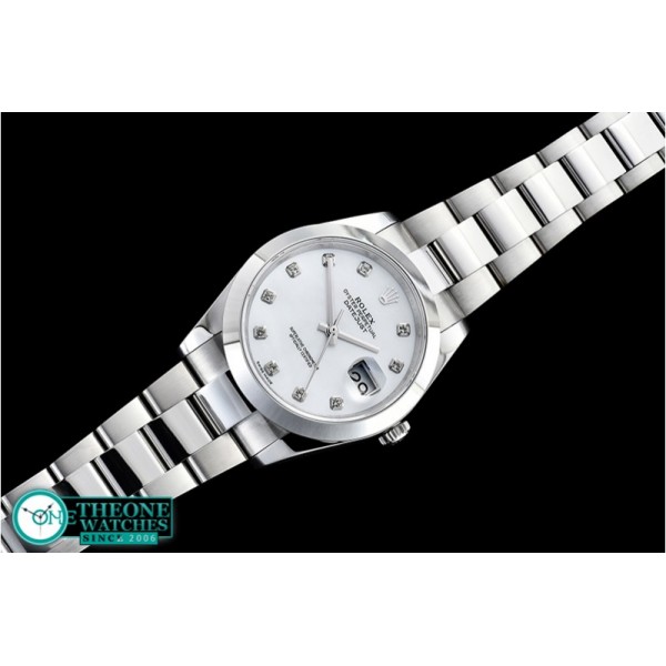 Rolex - DJ2 41mm Oyt Smt SS/SS Wht MOP Diam BP Asia 2813