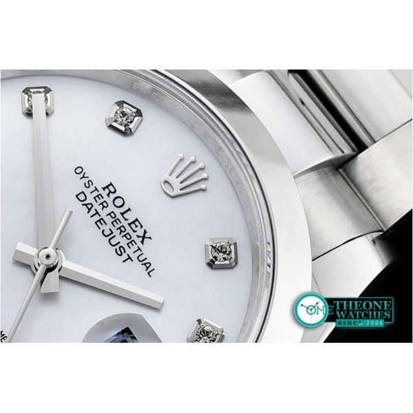 Rolex - DJ2 41mm Oyt Smt SS/SS Wht MOP Diam BP Asia 2813