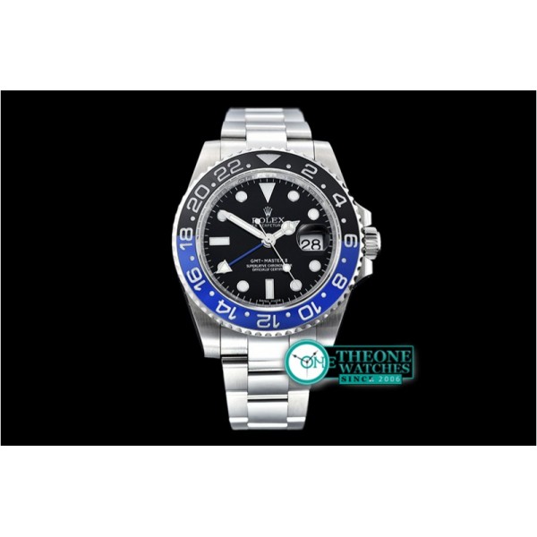 Rolex - GMT II 116710BLNR 904L SS/SS Noob V9 A3186 Hr Hand