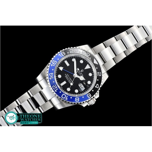 Rolex - GMT II 116710BLNR 904L SS/SS Noob V9 A3186 Hr Hand