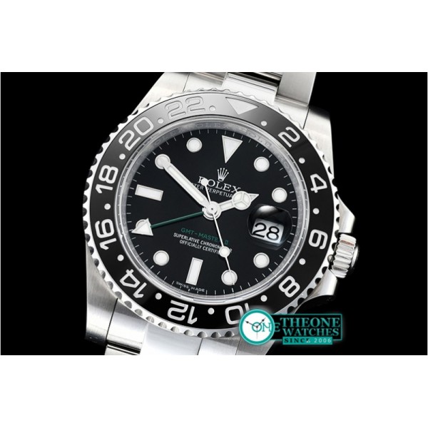 Rolex - GMT II 116710LN 904L SS/SS Noob V9 A3186 Hr Hand