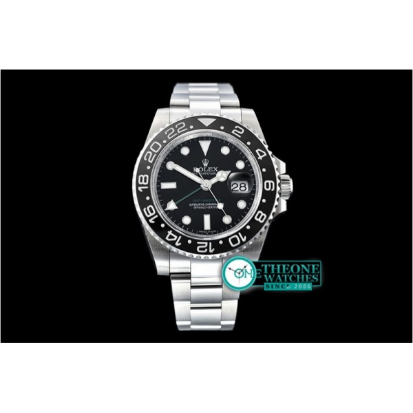 Rolex - GMT II 116710LN 904L SS/SS Noob V9 A3186 Hr Hand