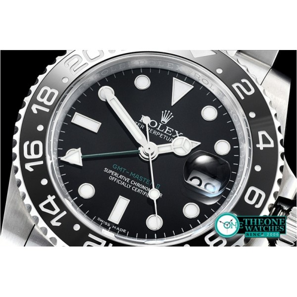 Rolex - GMT II 116710LN 904L SS/SS Noob V9 A3186 Hr Hand