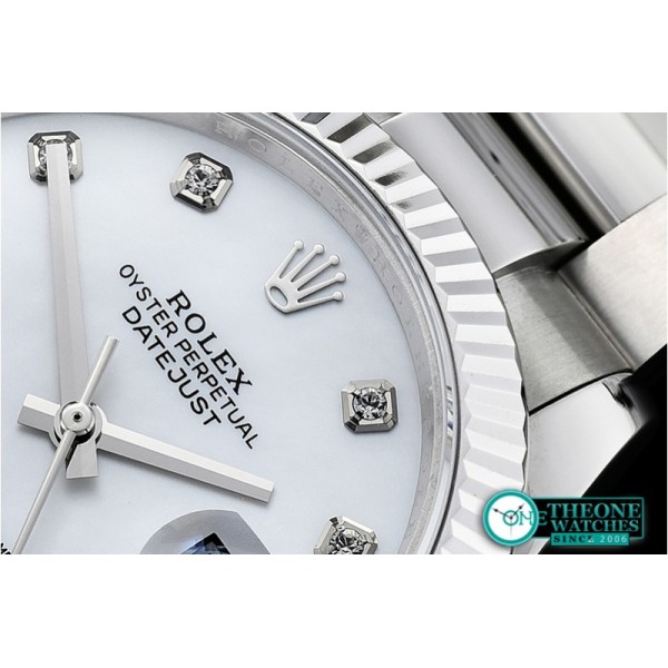 Rolex - DJ2 41mm Oyt Flt SS/SS Wht MOP Diam BP Asia 2813