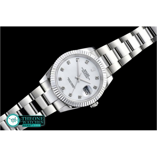 Rolex - DJ2 41mm Oyt Flt SS/SS Wht MOP Diam BP Asia 2813