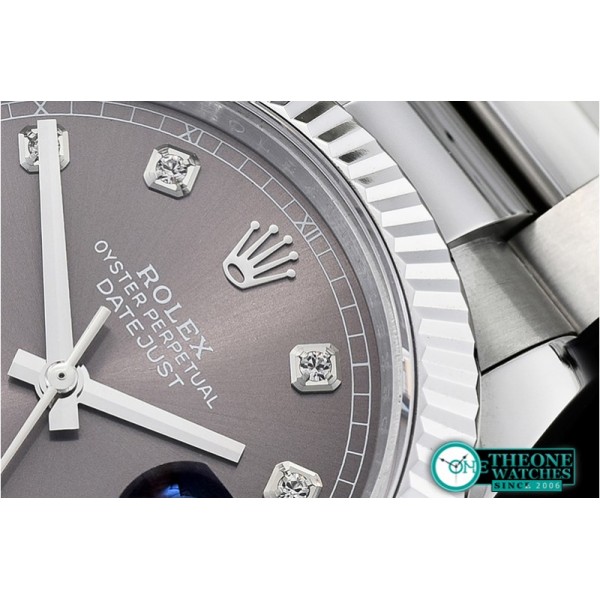 Rolex - DJ2 41mm Oyt Flt SS/SS Grey Diam BP Asia 2813