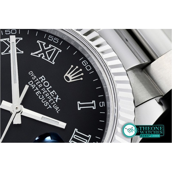 Rolex - DJ2 41mm Oyt Flt SS/SS Black Roman BP Asia 2813