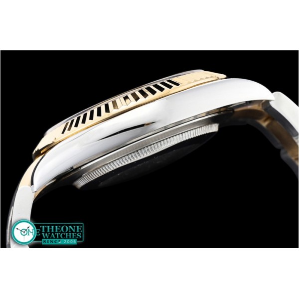 Rolex - DJ2 41mm Oyt Flt YG/SS Grey Stk BP Asia 2813
