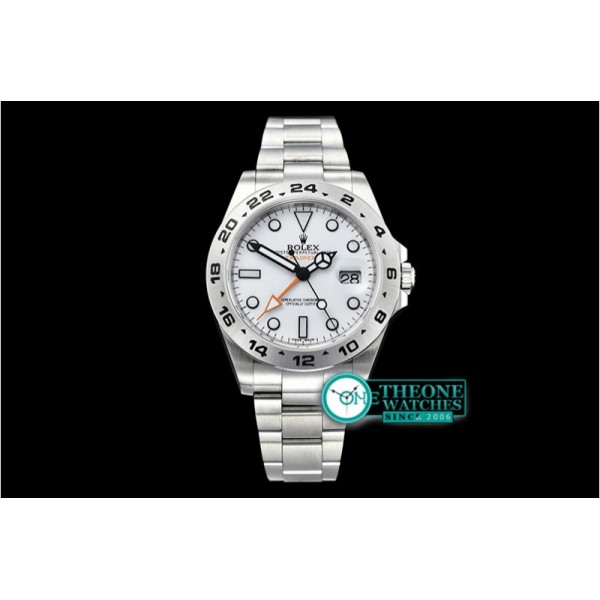 Rolex - Explorer II Ref.216570 SS/SS White JF V3 Asia 2836