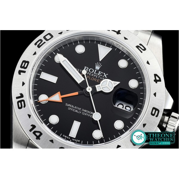 Rolex - Explorer II Ref.216570 SS/SS Black JF V3 Asia 2836