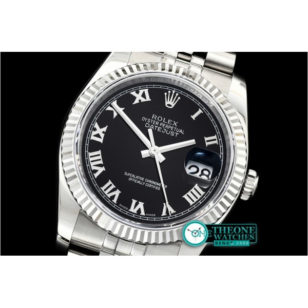 Rolex - DJ 36mm Jub Flt 904L SS/SS Blk/Rmn ARF A3135 Mod