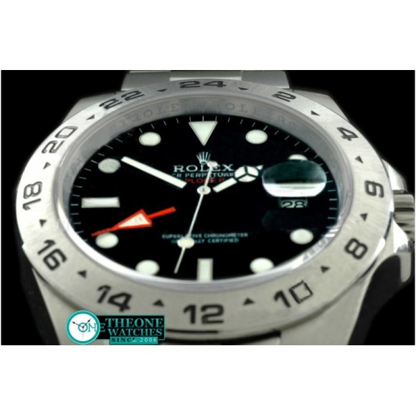 Rolex - 2011 Explorer II 42mm SS/SS Black A-2813