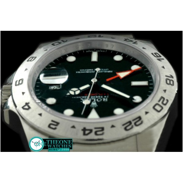 Rolex - 2011 Explorer II 42mm SS/SS Black A-2813