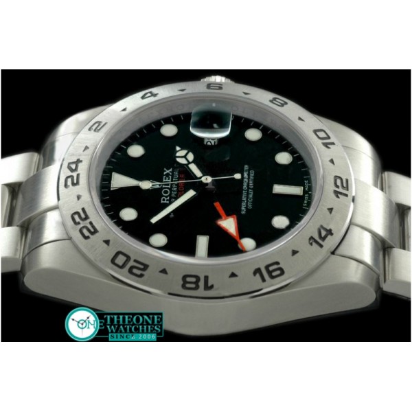 Rolex - 2011 Explorer II 42mm SS/SS Black A-2813