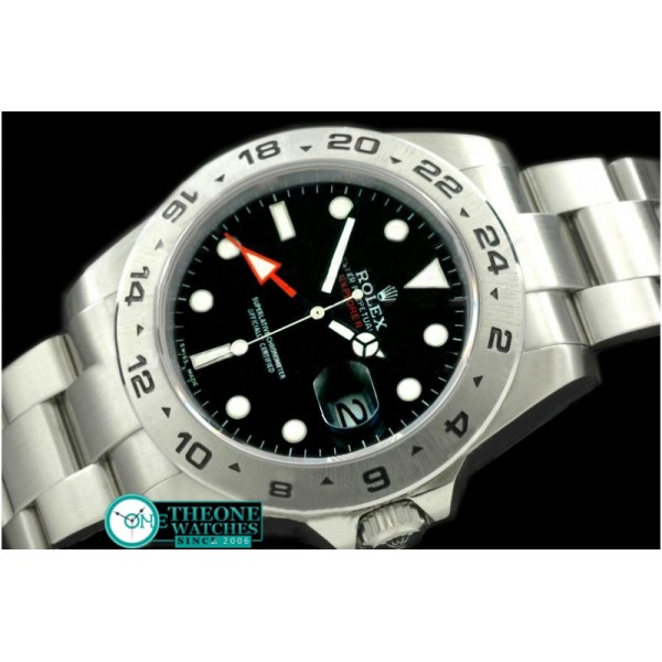 Rolex - 2011 Explorer II 42mm SS/SS Black A-2813