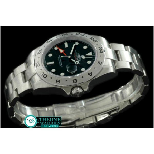 Rolex - 2011 Explorer II 42mm SS/SS Black A-2813