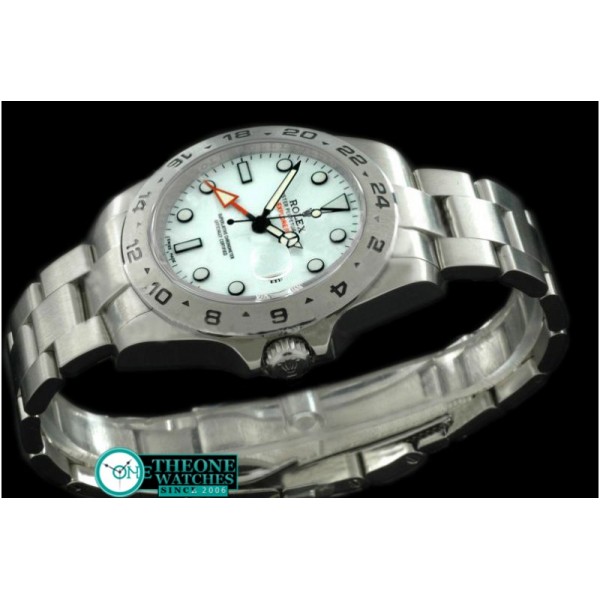 Rolex - 2011 Explorer II 42mm SS/SS White A-2813