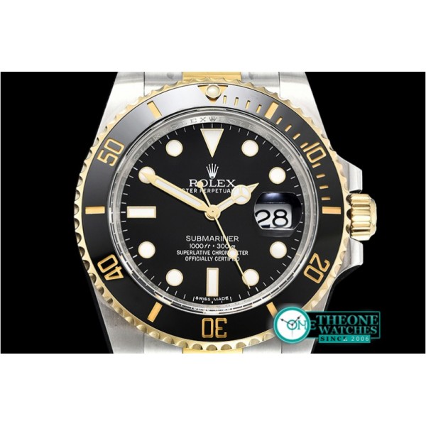 Rolex - Submariner 116613LN 904L YG/SS Black ARF SH3135 V2