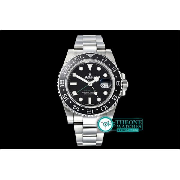 Rolex - GMT II 116710LN 904L SS/SS Blk GMF Asia 2836