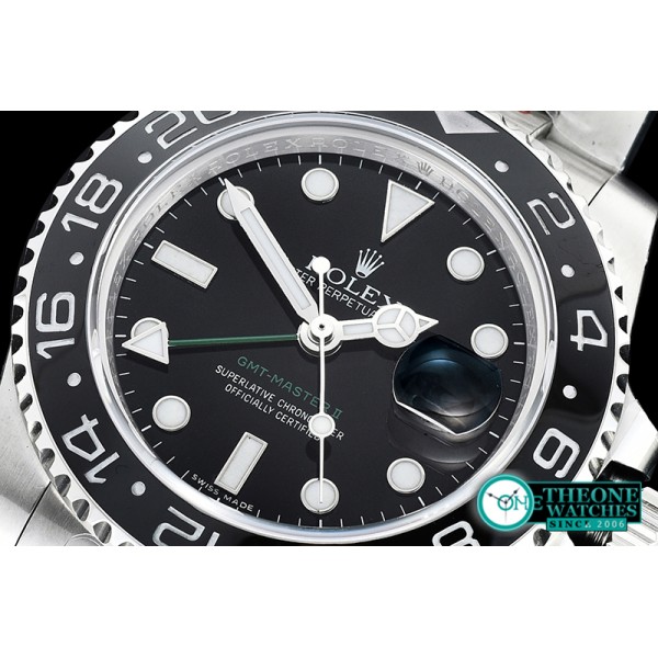 Rolex - GMT II 116710LN 904L SS/SS Blk GMF Asia 2836