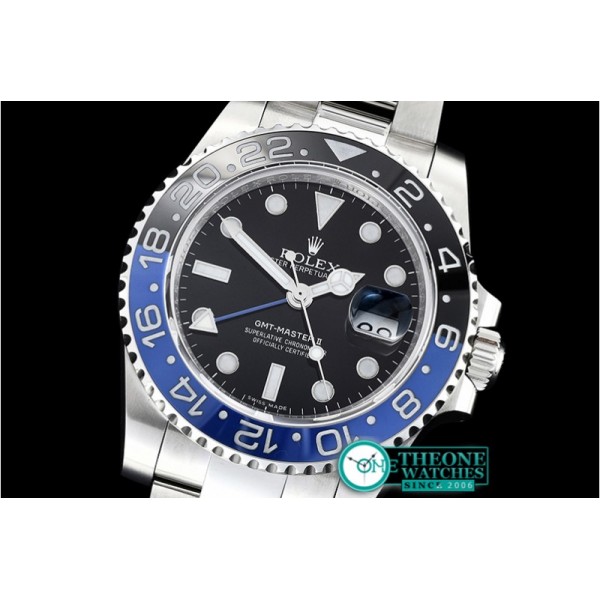 Rolex - GMT II 116710BLNR 904L SS/SS Blk GMF Asia 2836