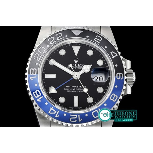 Rolex - GMT II 116710BLNR 904L SS/SS Blk GMF Asia 2836