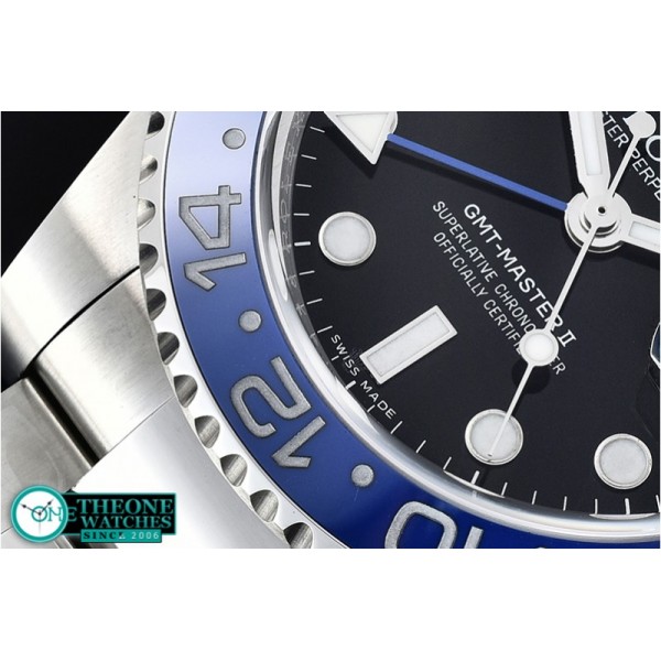 Rolex - GMT II 116710BLNR 904L SS/SS Blk GMF Asia 2836