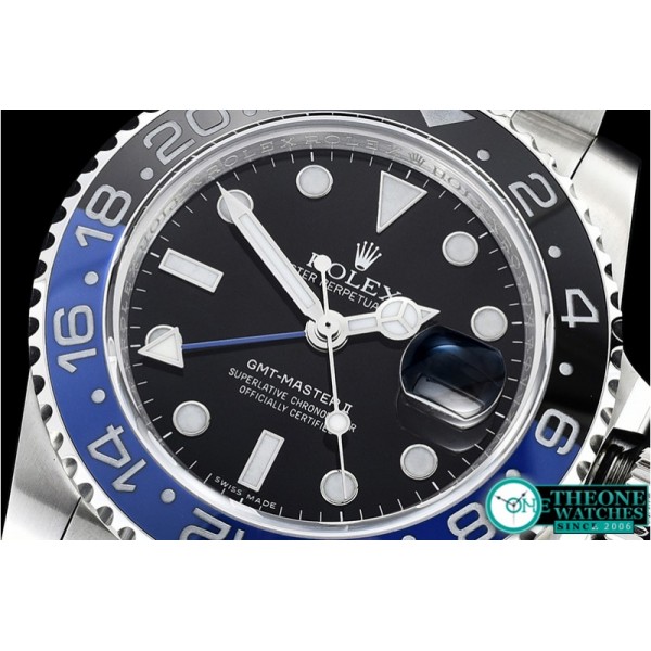 Rolex - GMT II 116710BLNR 904L SS/SS Blk GMF Asia 2836