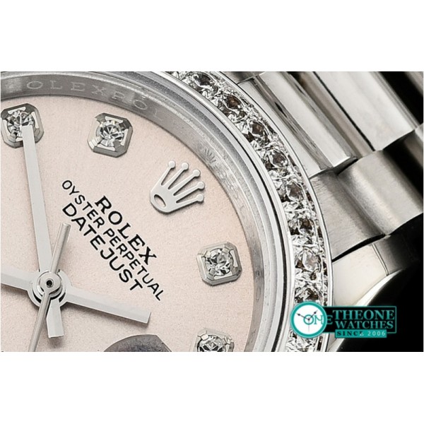 Rolex - DateJust Ladies 28mm Pres Dm SS/SS Grey/Dm D BP A2671