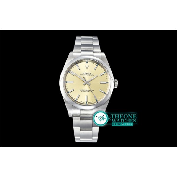 Rolex - Oyster Pert. 34mm 114200 SS/SS Yellow ANF Asia 2836