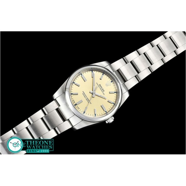 Rolex - Oyster Pert. 34mm 114200 SS/SS Yellow ANF Asia 2836