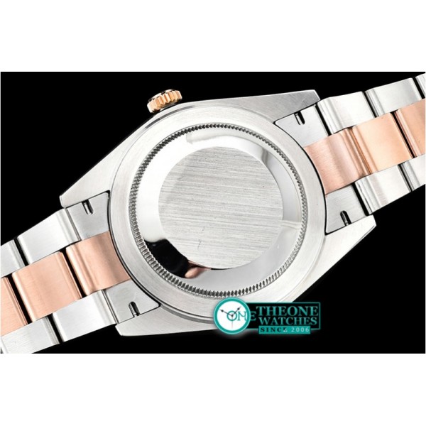 Rolex - DJ2 41mm Oyt Flt RG/SS Black/Stk BP Asia 2813