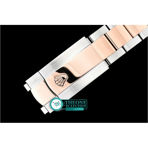 Rolex - DJ2 41mm Oyt Flt RG/SS Black/Stk BP Asia 2813