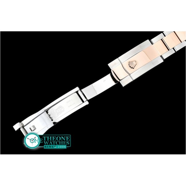 Rolex - DJ2 41mm Oyt Flt RG/SS Black/Stk BP Asia 2813