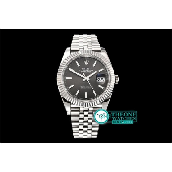 Rolex - DJ2 41mm Jub Flt 904L SS/SS Grey/Stk ARF Asia 2824