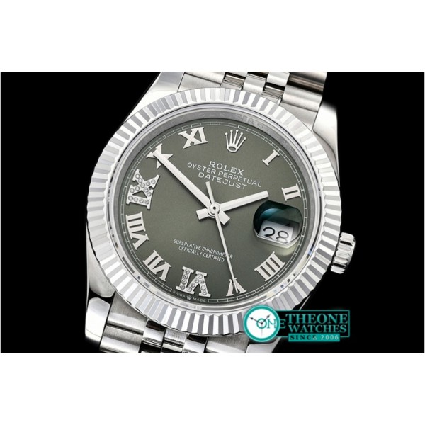 Rolex - DateJust 36mm Jub Flt 904L SS/SS Grn/Rmn GMF A2836