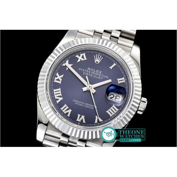 Rolex - DateJust 36mm Jub Flt 904L SS/SS Blue/Rmn GMF A2836