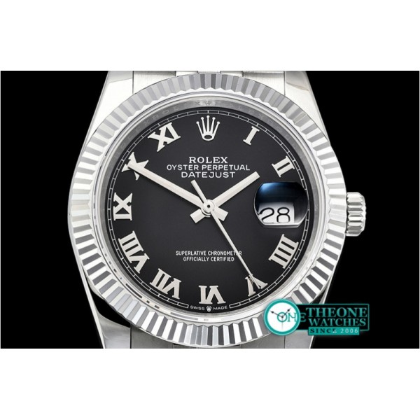 Rolex - DateJust 36mm Jub Flt 904L SS/SS Blk/Rmn GMF A2836