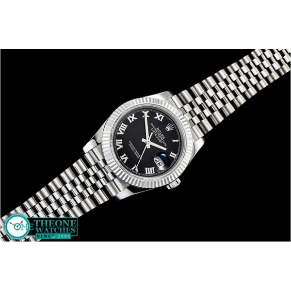 Rolex - DateJust 36mm Jub Flt 904L SS/SS Blk/Rmn GMF A2836