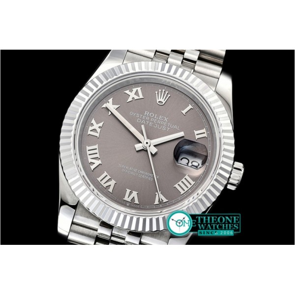 Rolex - DateJust 36mm Jub Flt 904L SS/SS Grey/Rmn GMF A2836