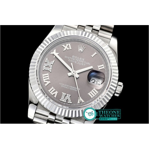 Rolex - DateJust 36mm Jub Flt 904L SS/SS Grey/Rmn GMF A2836