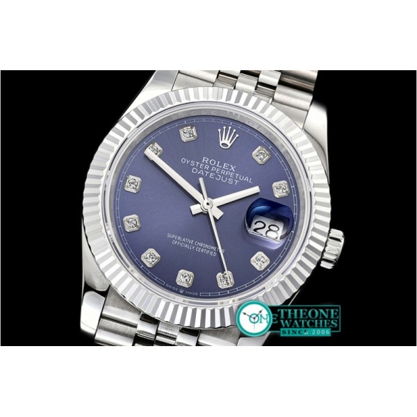 Rolex - DateJust 36mm Jub Flt 904L SS/SS Blue/Dm GMF A2836